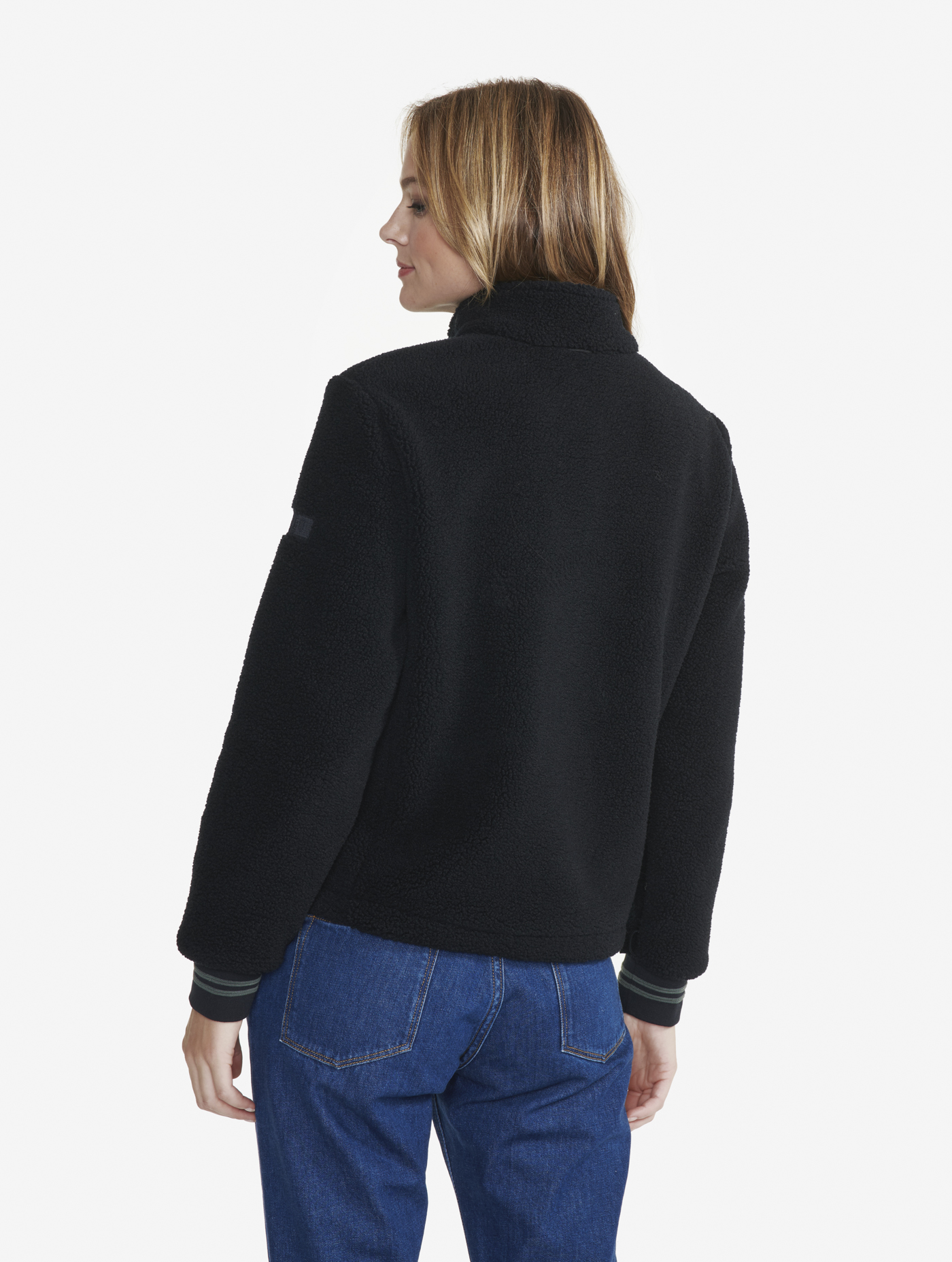 Veste en sherpa T-KIT NOIR