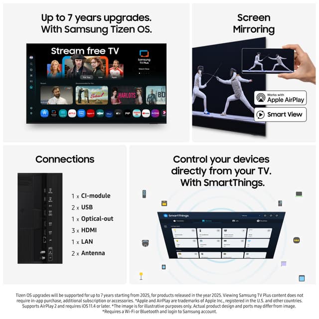 Samsung 43” Q8F 4K QLED Smart TV (2025)