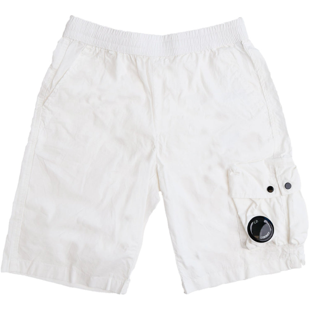 Køb C.P. Company Gauze White Bermuda Shorts