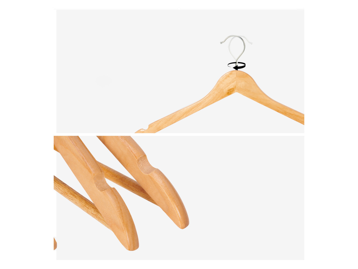 Infinity goods set van 30 kledinghangers - Wood