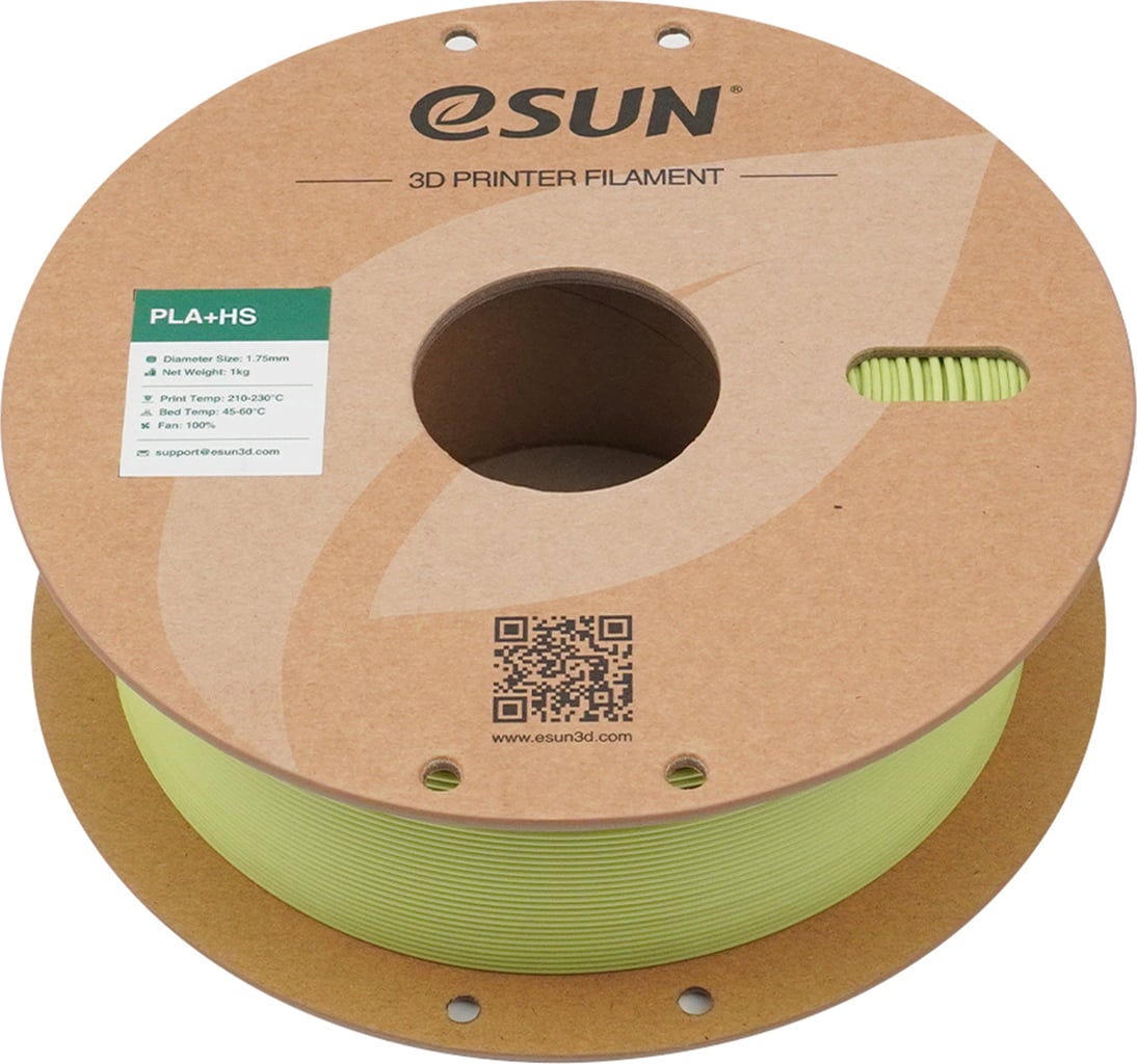 eSUN  PLA+HS Matcha Green, 1,75 mm / 1000 g    PLA Filament für den Hochgeschwindigkeitsdruck in Matcha Green