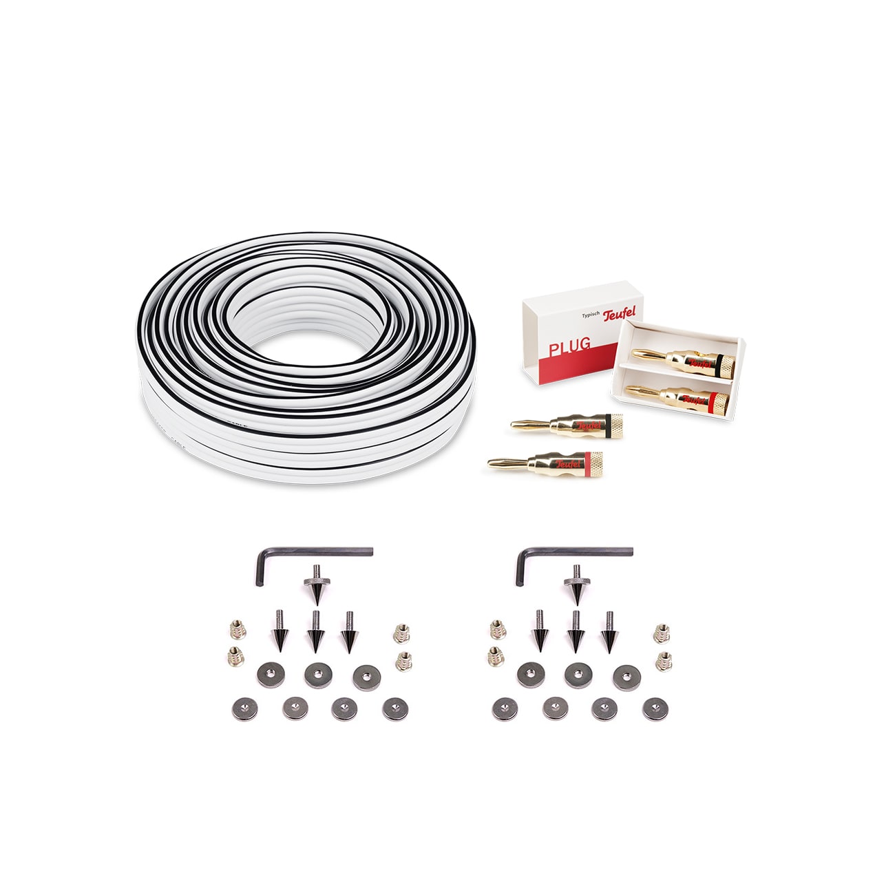 2.0 Stereo-Kabel-Set 