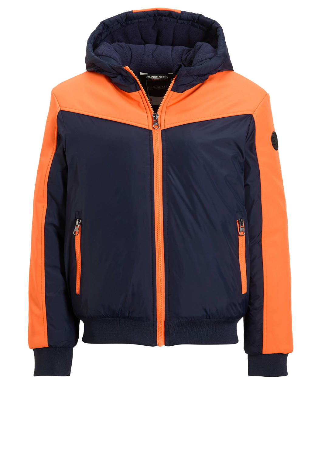 Orange Stars winterjas Raimondoranje / donkerblauw
