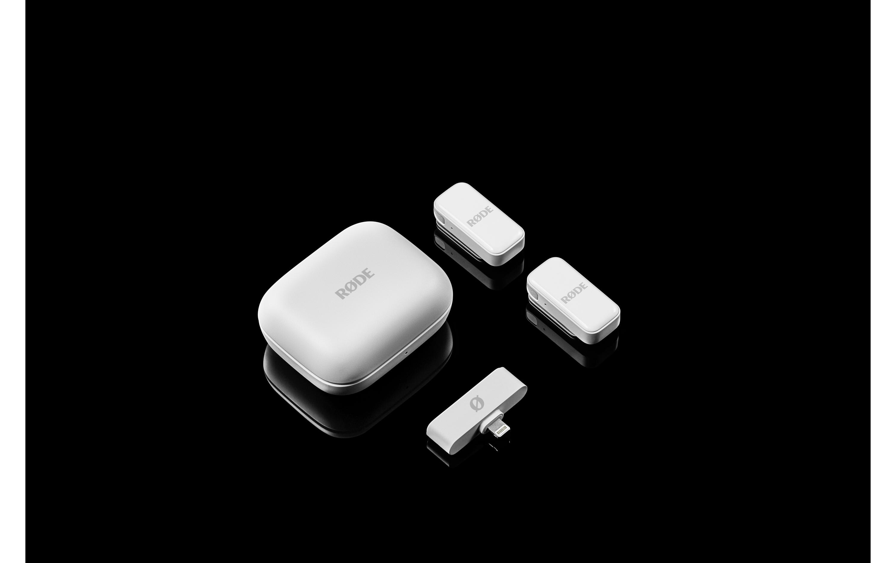 Mikrofon Wireless Micro Lightning WeissUltrakompaktes Drahtlosmikrofon