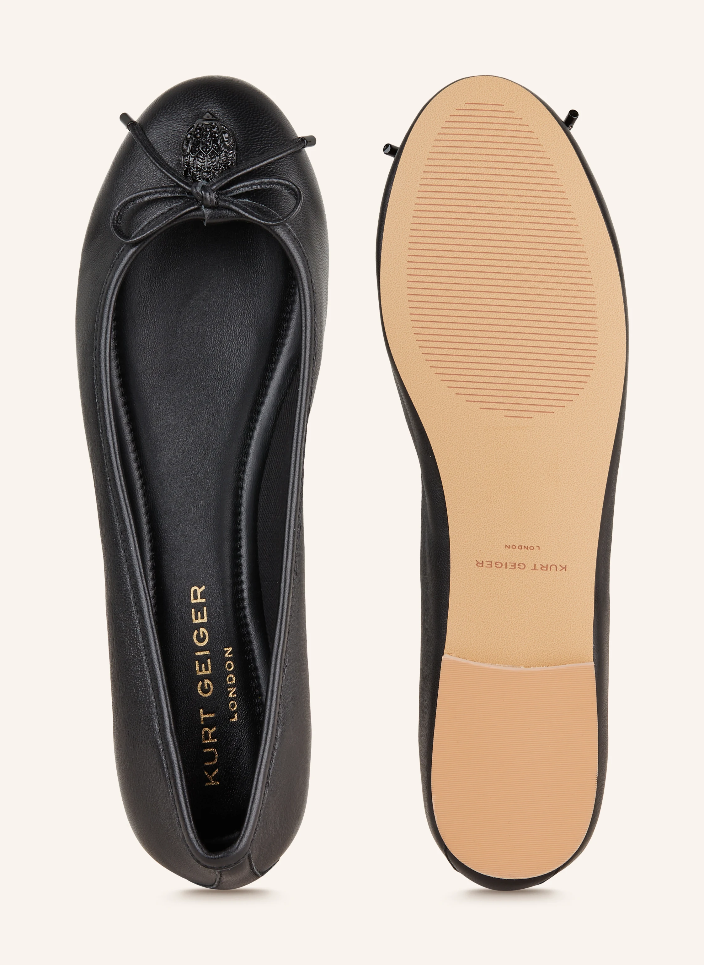 KURT GEIGER Ballerinas mit Schmucksteinen
