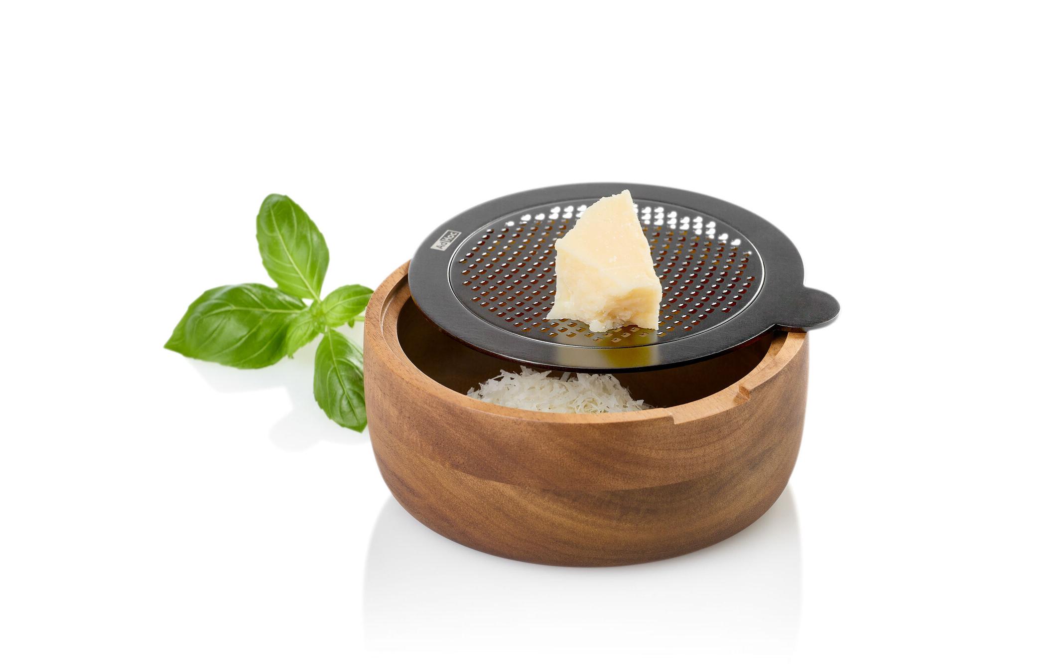 Handreibe Cutn Serve Ø 12,5 cm, Braun/SchwarzTisch-Feinreibe