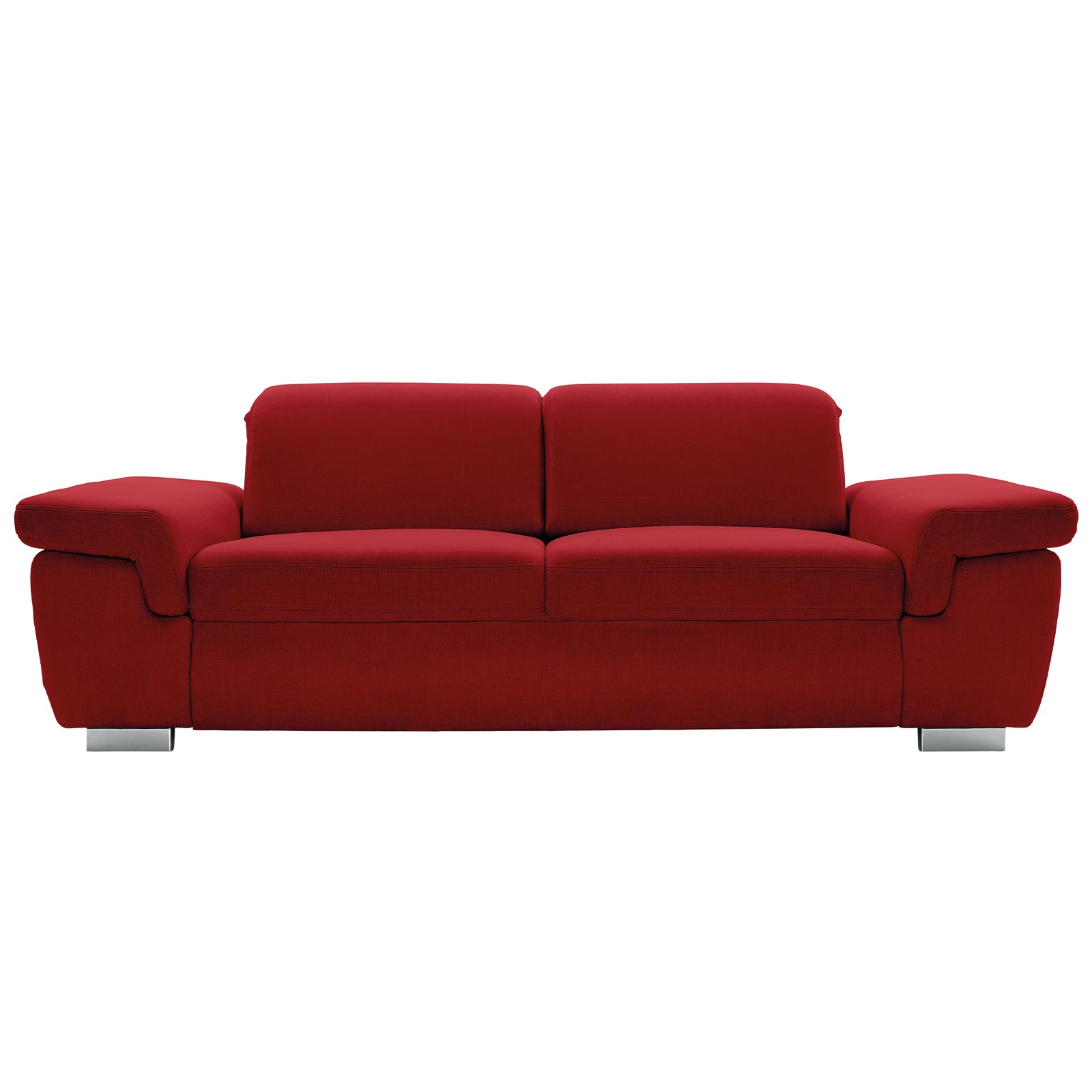 polsterpower 3-Sitzer Boxspringsofa - Miro bordeaux - Basismodell