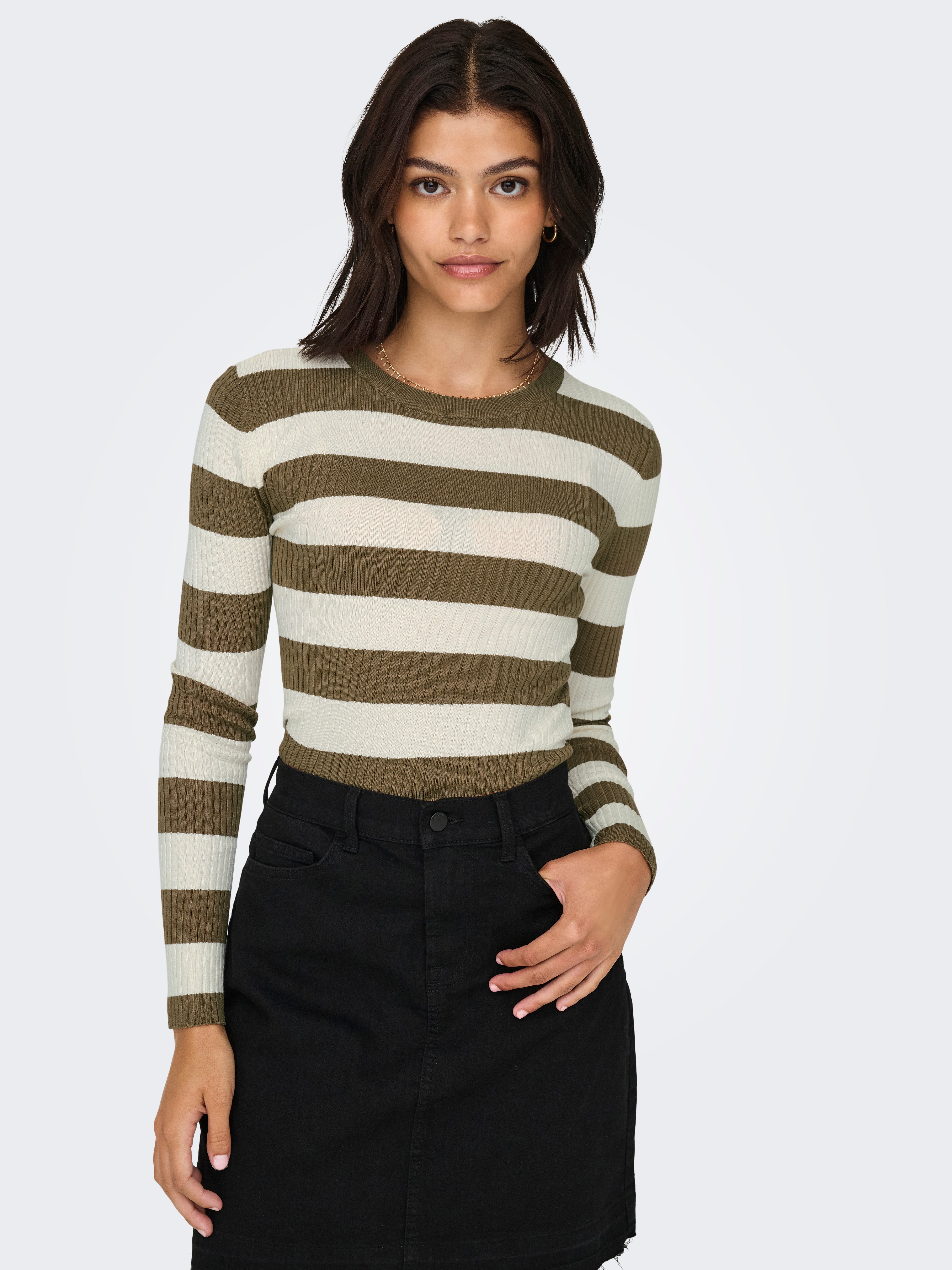 JDYPLUM Strickpullover Malt Ball