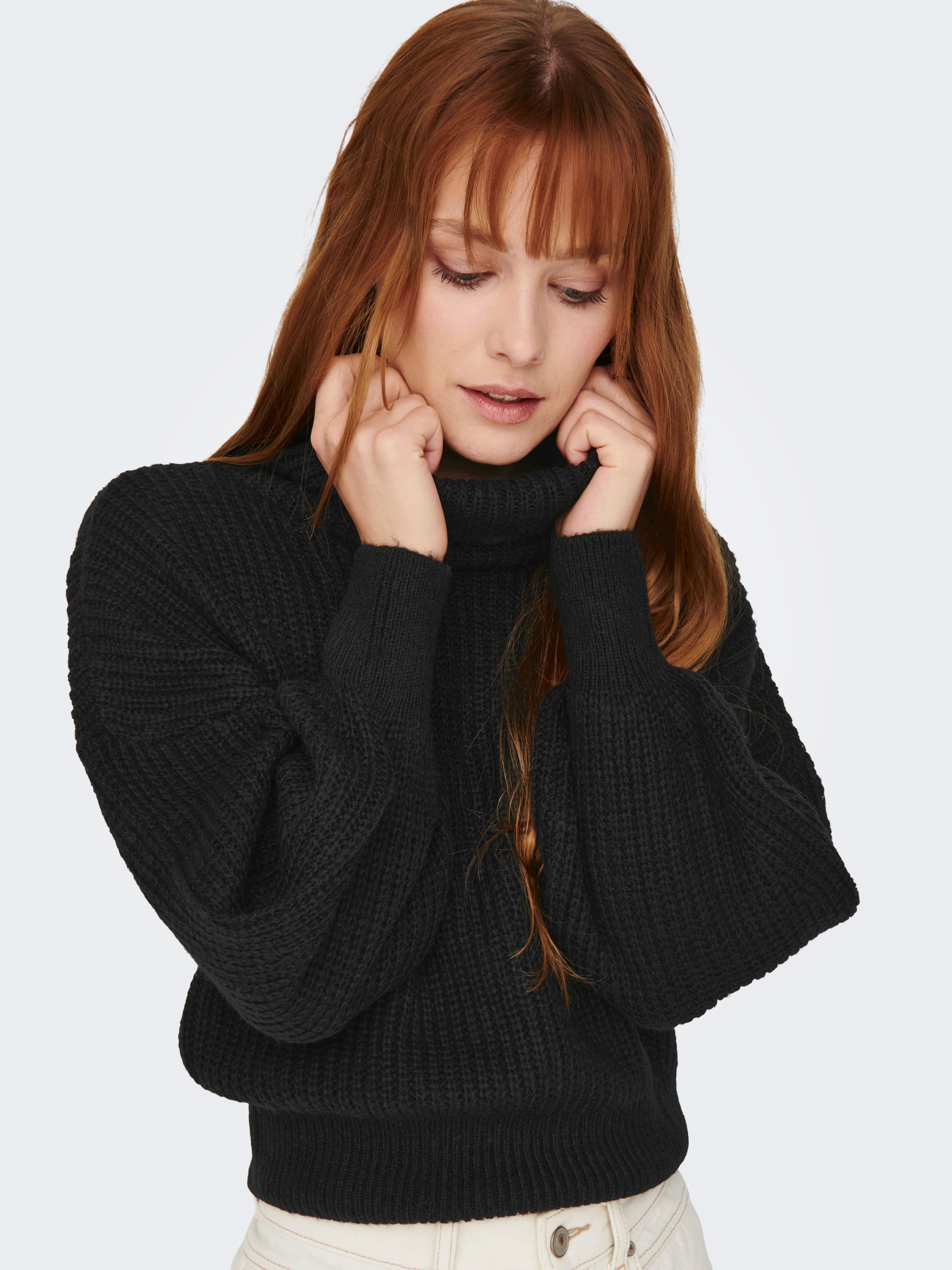 JDYMEGAN Strickpullover Black