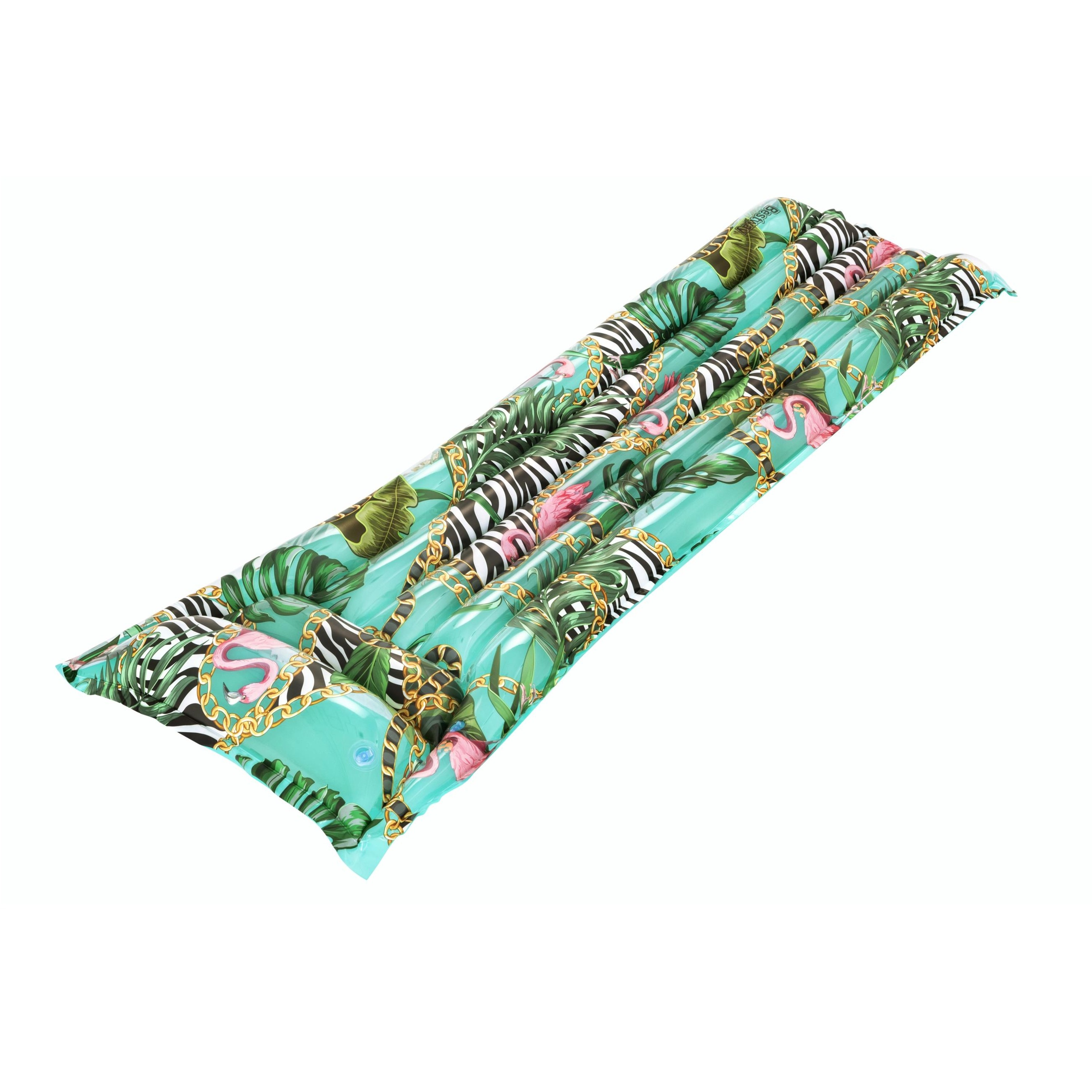 (183cm) Floral Fantasy Grosse Aufblasbare Wasser Luftmatratze Liegesofa Badeinsel (44083) - Grün