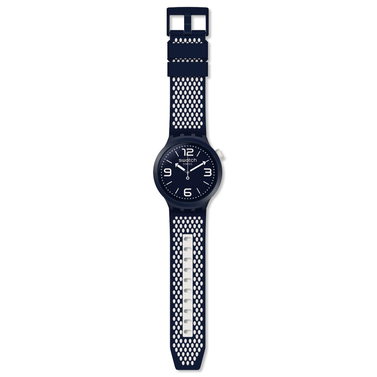 Montre Swatch mixte plastique et silicone bleu