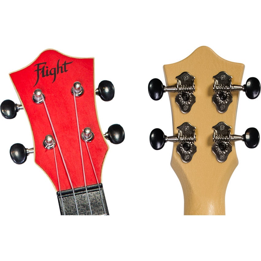 Flight Travel Series TUS35 Red sopraan ukelele met gigbag