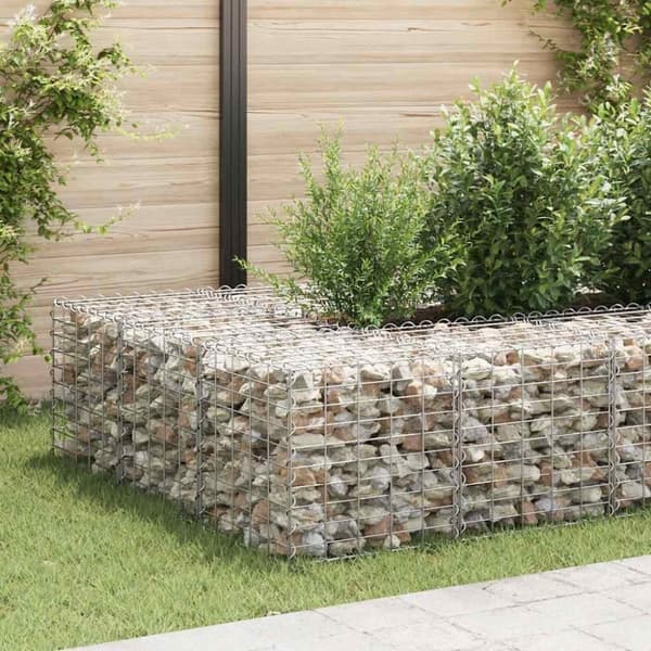 vidaXL Gabion høybed kubeformet ståltråd 50x50x50 cm