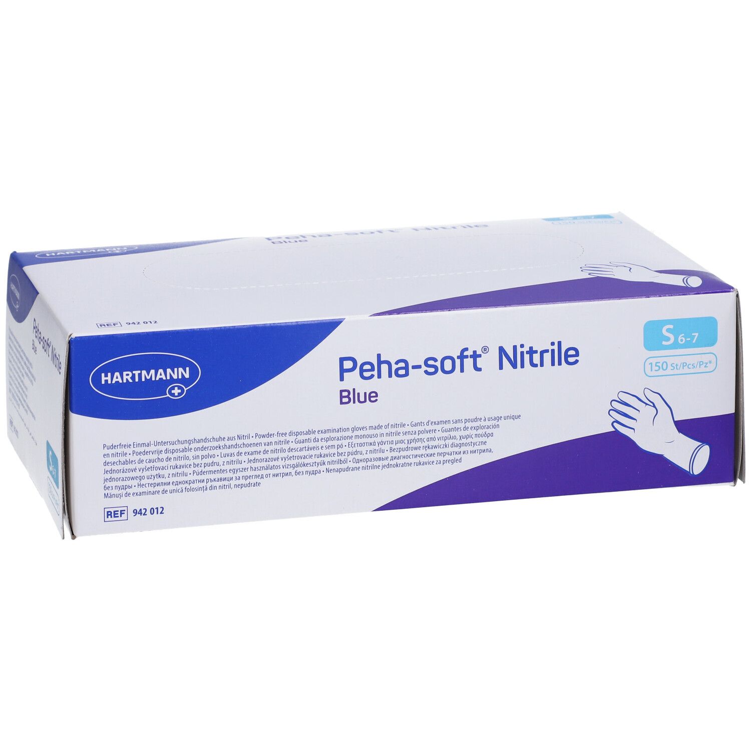 Peha-soft® nitrile blue puderfrei S
