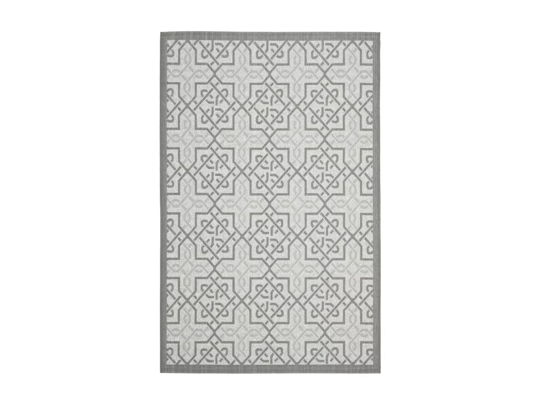 Tapis Light Grey & Anthracite 160 X 231 cm - Eleonora