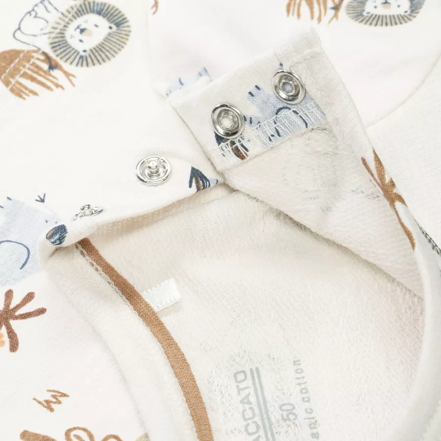 STACCATO Shirt nature gemustert