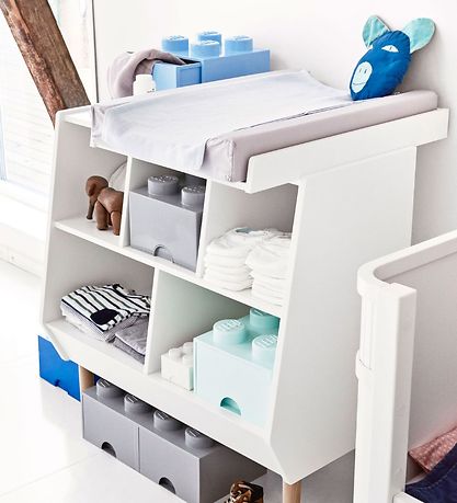 LEGO® Storage Aufbewahrungsschublade - 8 Knäufe - 50x25x18 - Mør