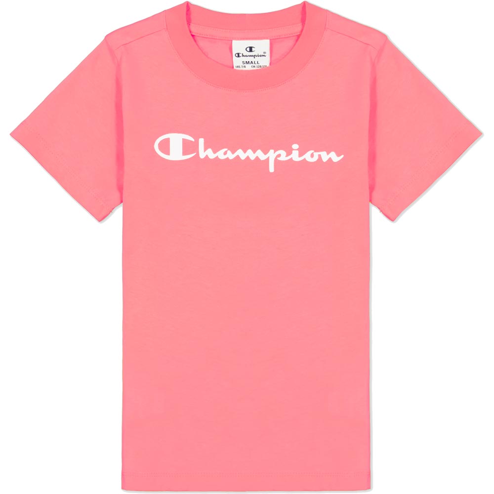 Champion Crewneck T-Shirt Mädchen tea rose