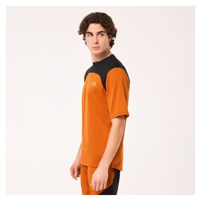 Maillot Manches Courtes Oakley Free Ride Orange