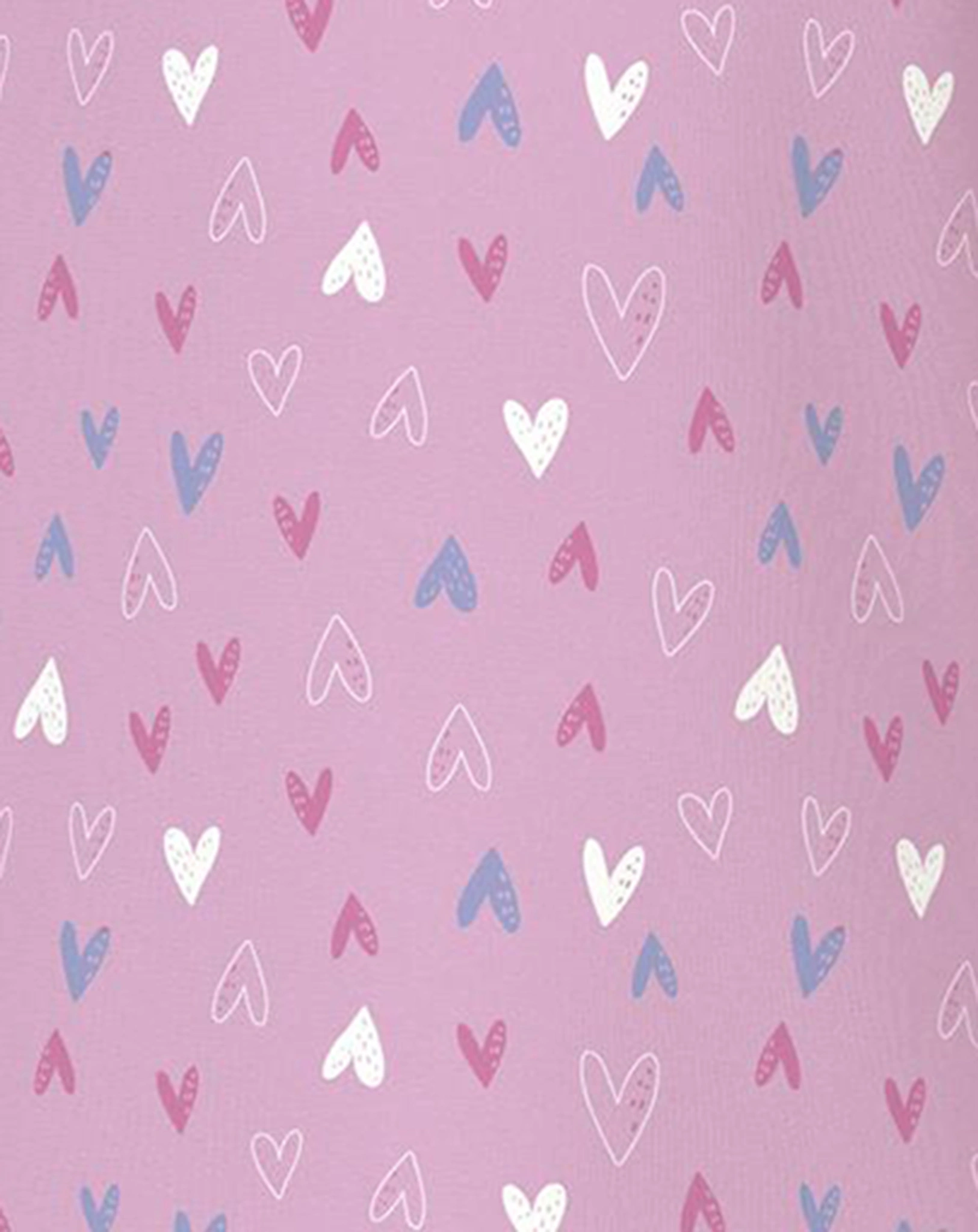 Schlafanzug NKFNIGHTSET HEARTS lang in pink lavender