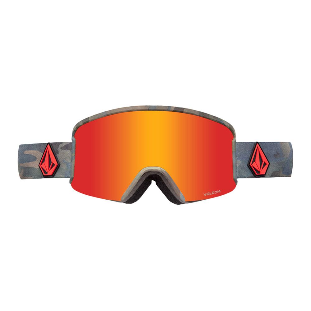 Volcom GARDEN - Masque ski Homme cloudwash camo/red chrome