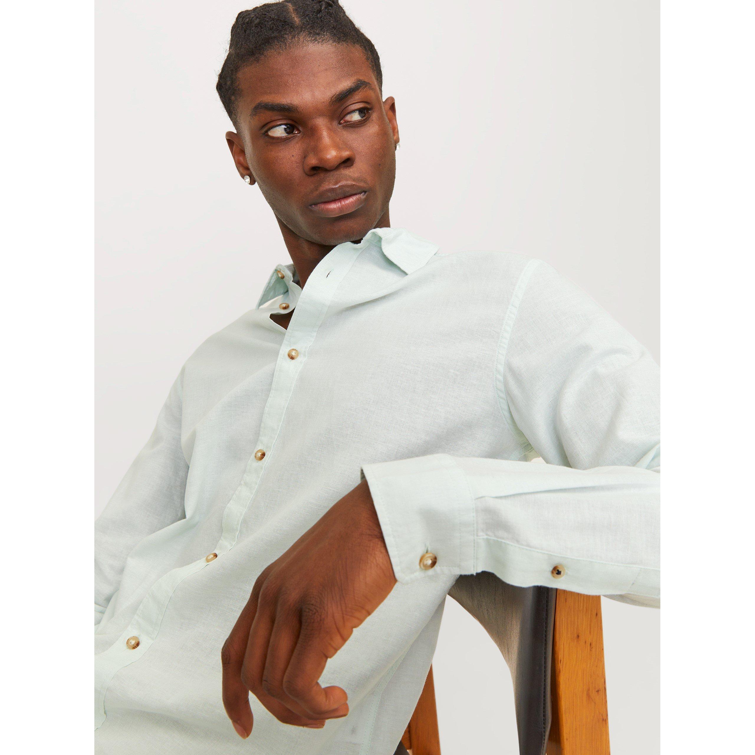 Jack and Jones JW Long Sleeve Linen Shirt