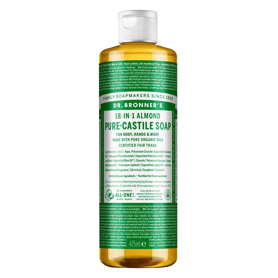 Dr. Bronner 18-In-1 Almond Pure Castile Soap 475ml