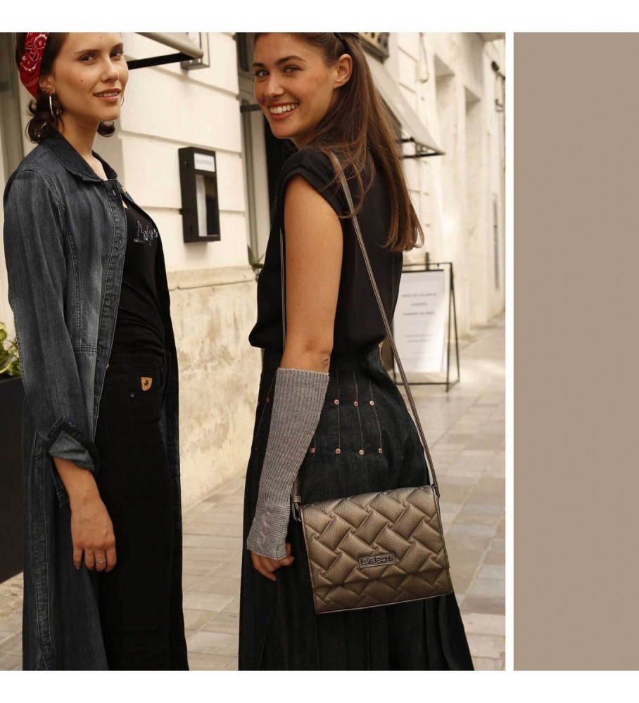 Bolsa de ombro Lois LOIS 316885 cor prata escura