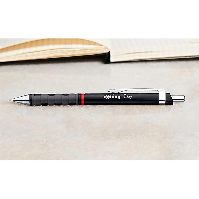 Stylo bille Rotring Tikky rétractable pointe 1 mm - écriture moyenne