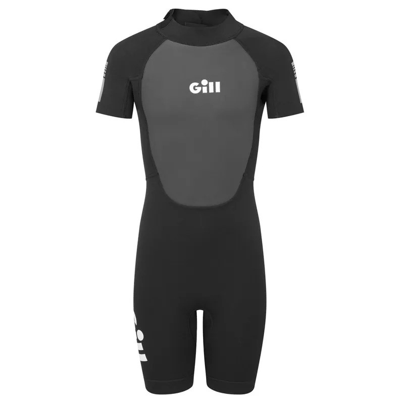 Shorty neoprene enfant gill pursuit 3-2 backzip noir