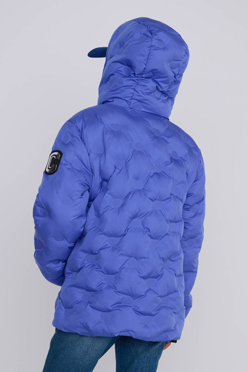 Coolcat Puffer Winterjas Jennifer met 3D HartjesPaars