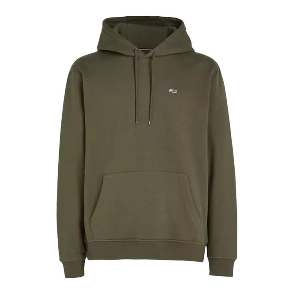 Tommy Hilfiger Sweat à Capuche Kaki Homme Tommy Hilfiger Flag Hoodi