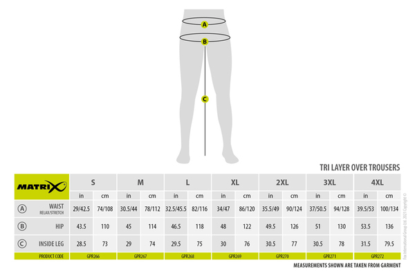 Matrix Tri Layer Over Trousers 30K