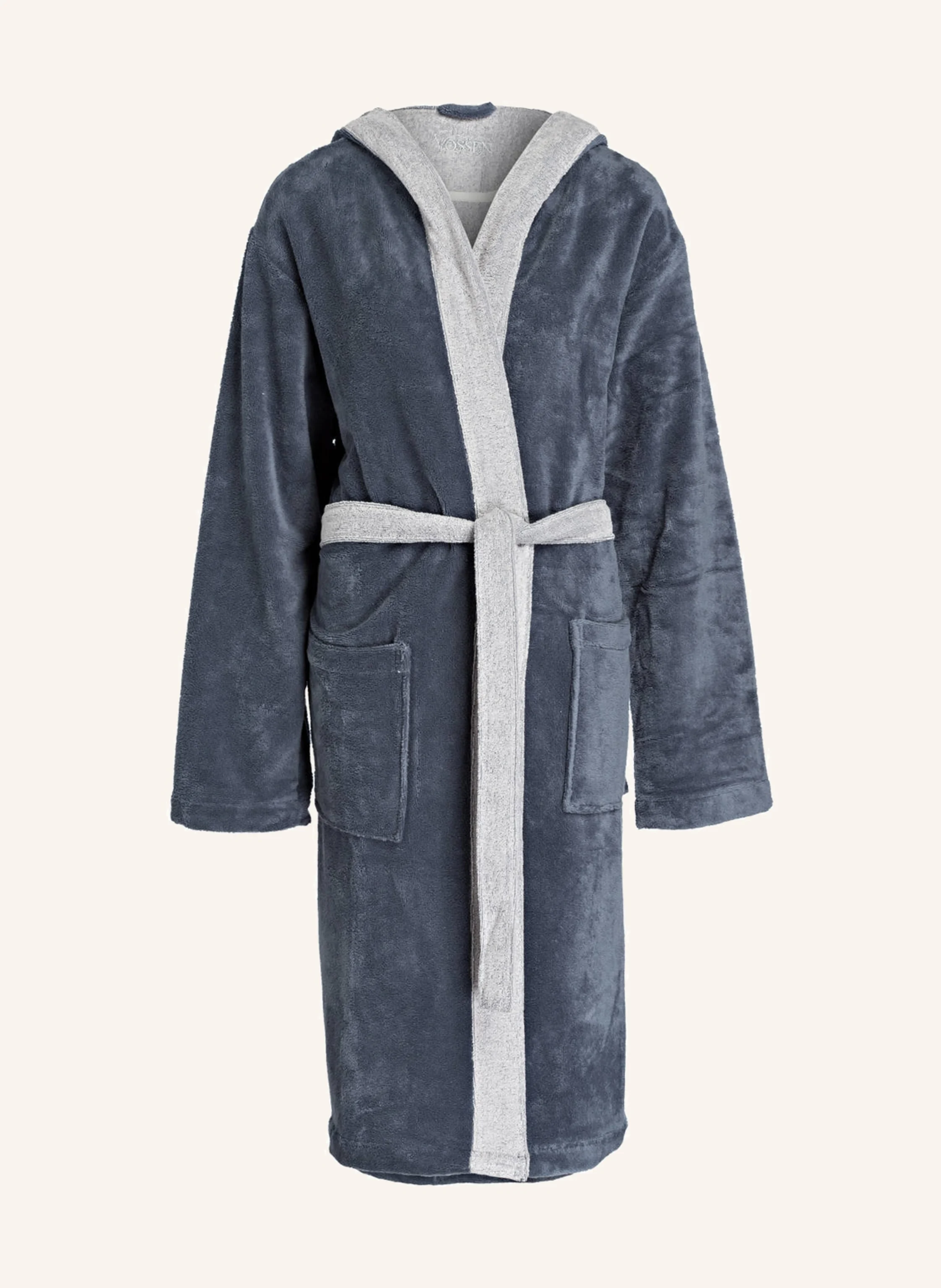 VOSSEN Unisex-Flanell-Bademantel POPPY