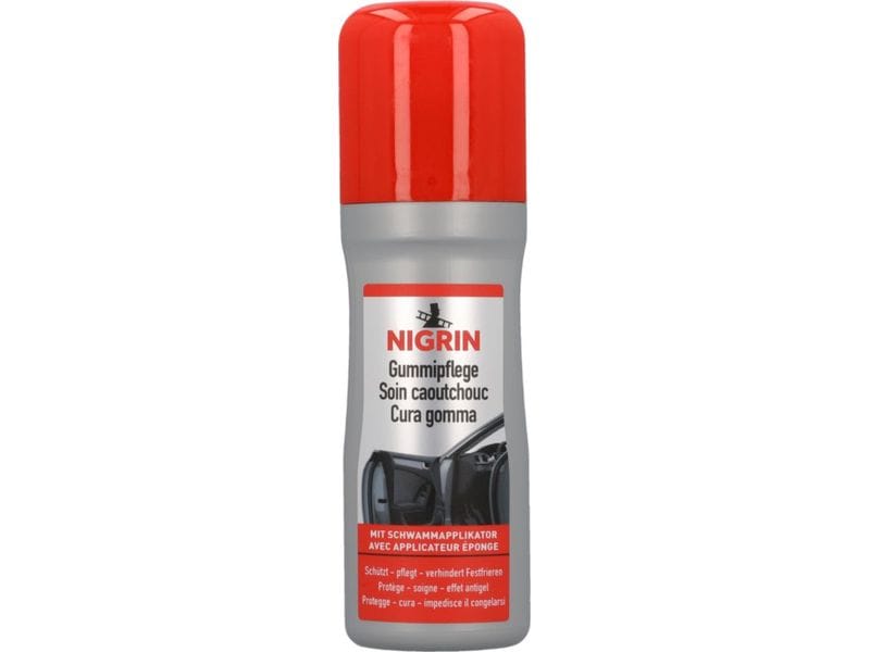 NIGRIN Gummipflege 75 ml Effektiver Schutz für alle gummierten Fahrzeugteile