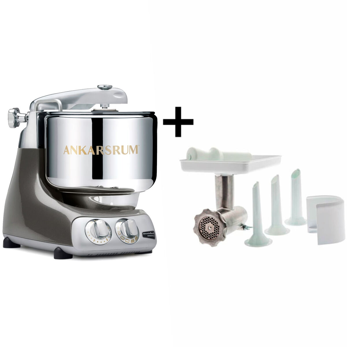 Ankarsrum Assistent Original AKM6230 Black Chrome + Kjøttkvern