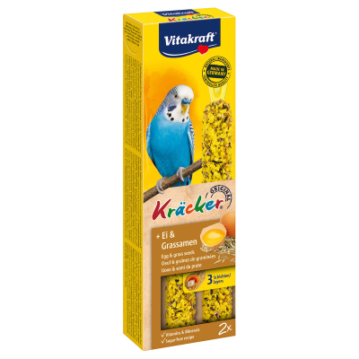Vitakraft Kräcker Ei und Grassamen Sittich