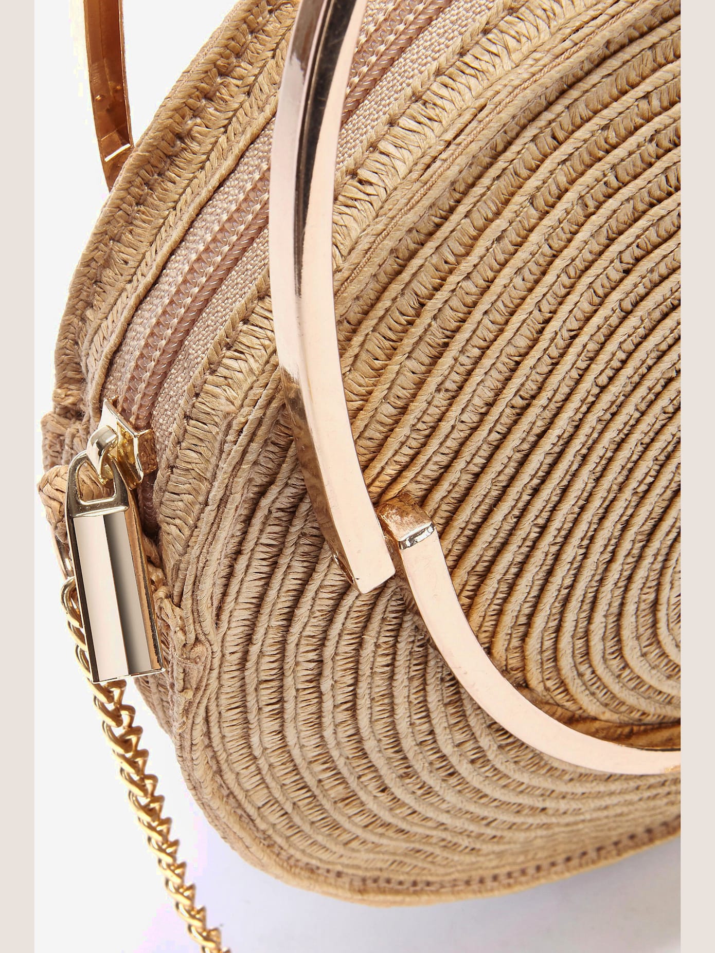 Sac en bandoulière sac à main avec anse métallique tendance