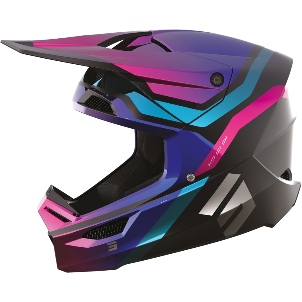 Shot - Casque Race Sky Chrome / Rose / Bleu