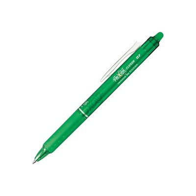 Pilot Frixion Ball Clicker - Pack de 12 rollers effaçables - 0,7 mm - vert