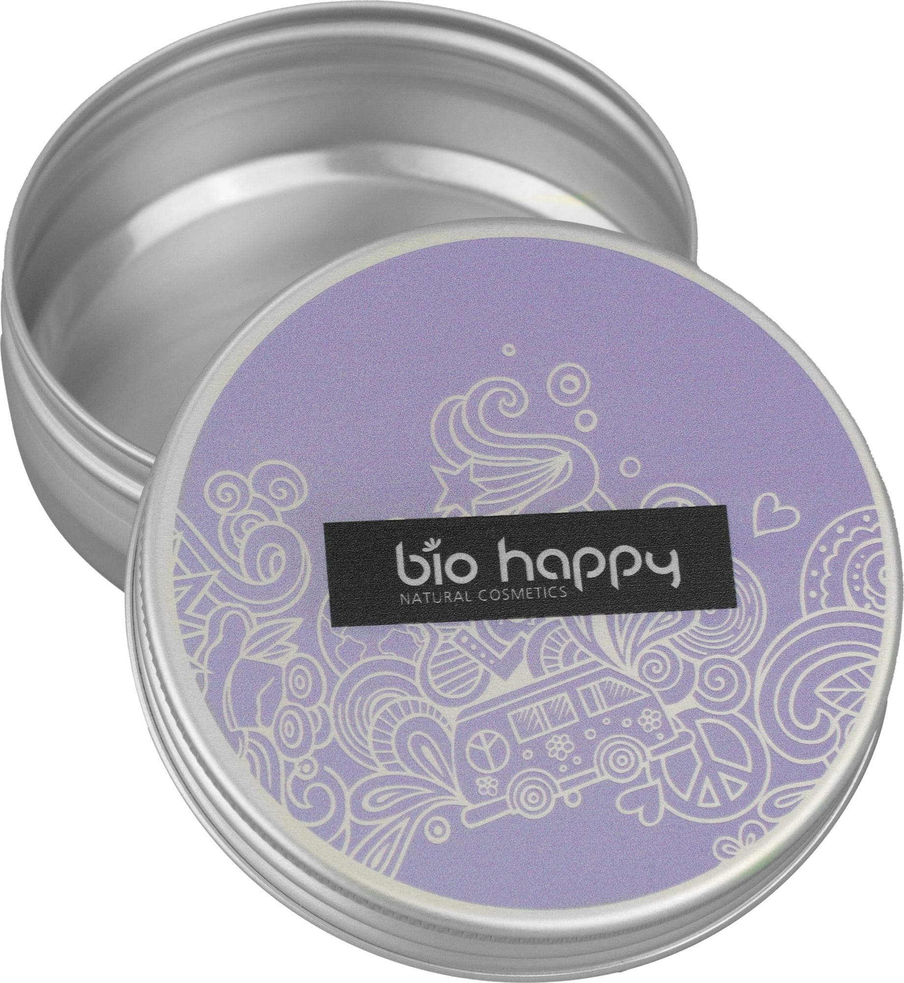 Bio Happy  4FREEdom Solid Cosmetics Storage Tin, Purple
