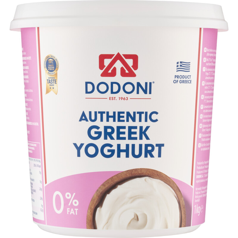 Dodoni Griekse yoghurt 0% vet