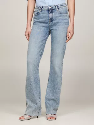 Calça jeans bootcut de cintura média