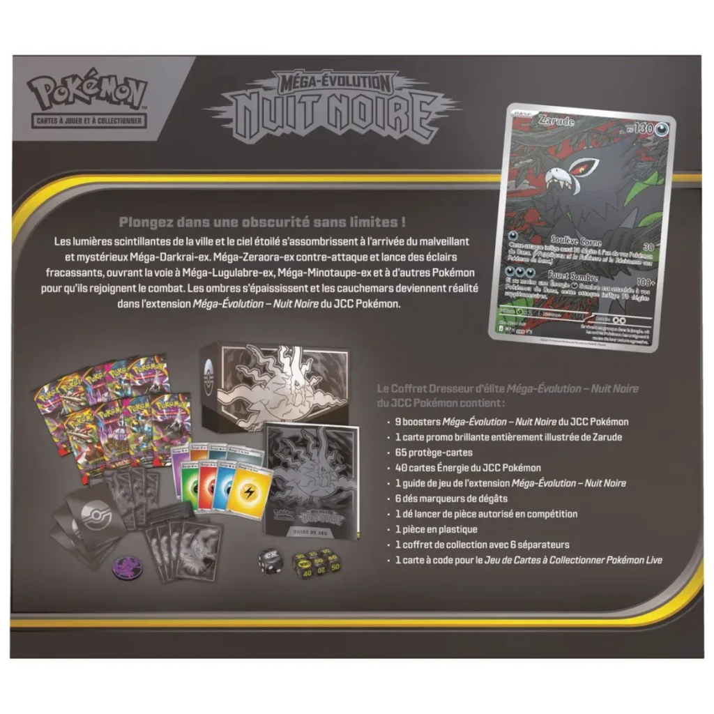 Pokémon ME05 Nuit Noire - Coffret Dresseur d'Élite
