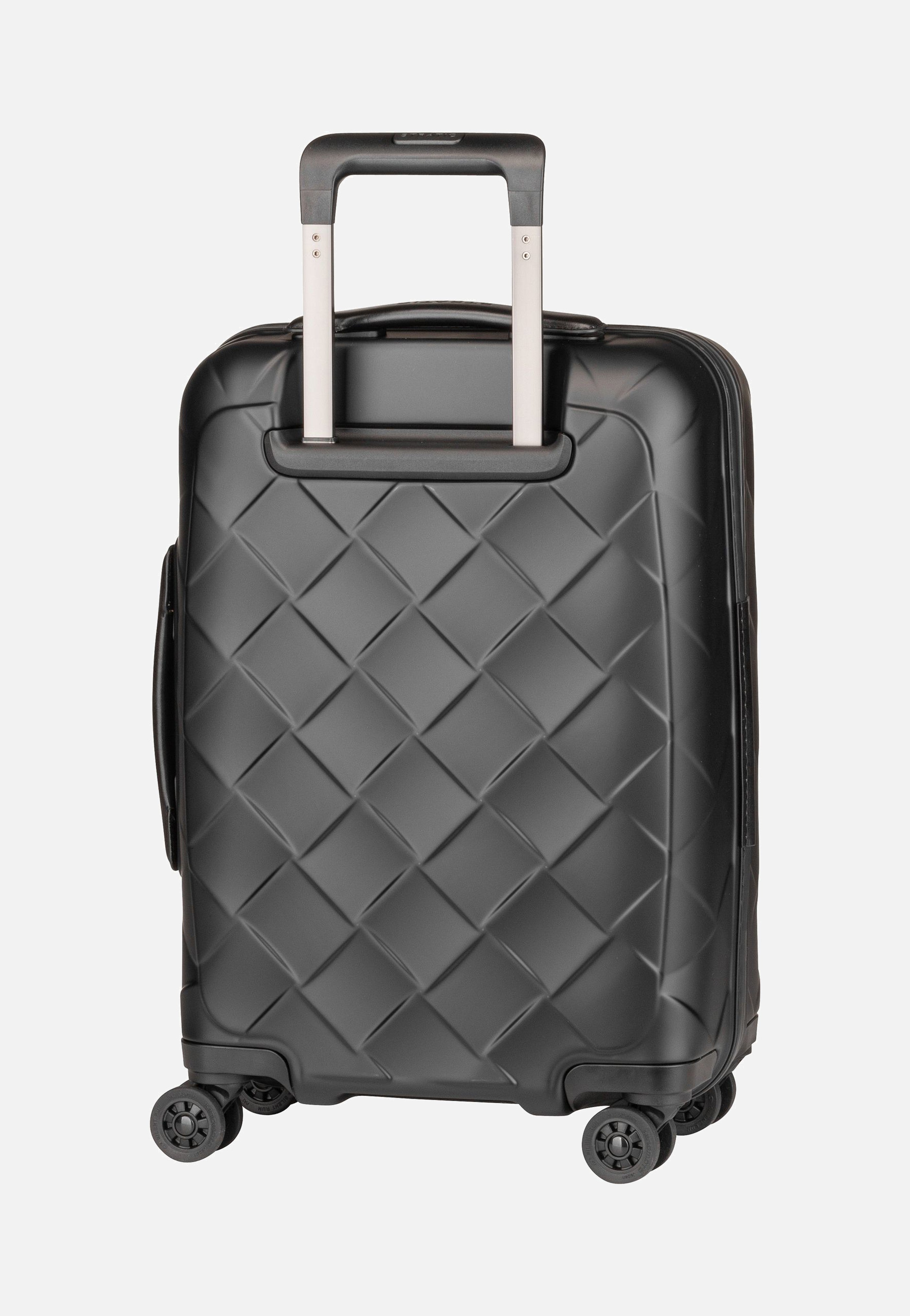 Leather & More Trolley S Front Pocket Matt Black - Koffer