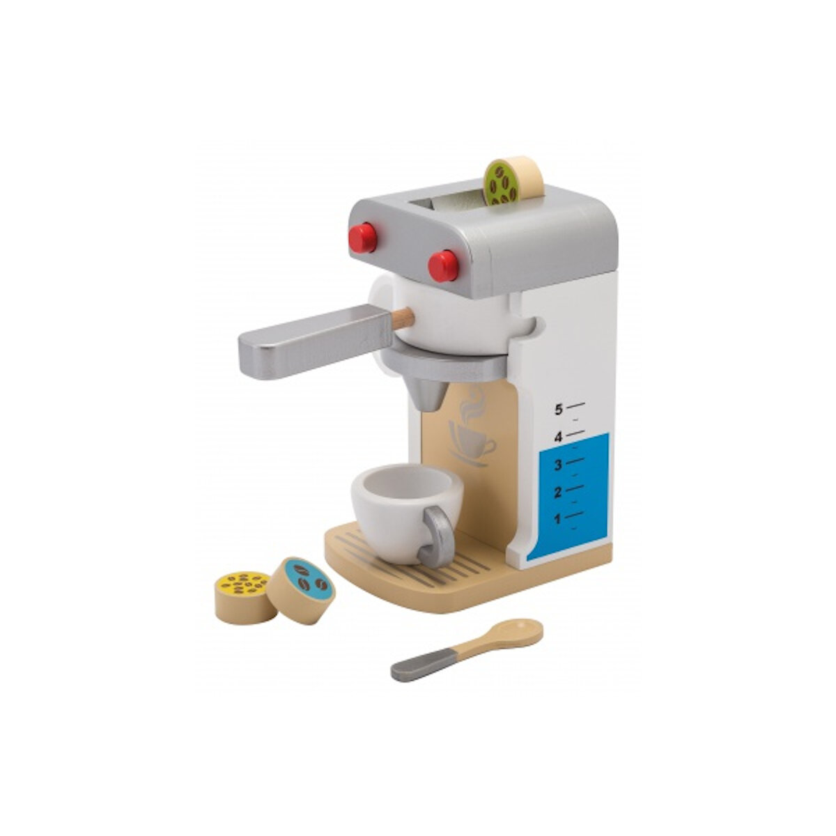 Johntoy Joueco Deluxe Kaffeemaschine Holz