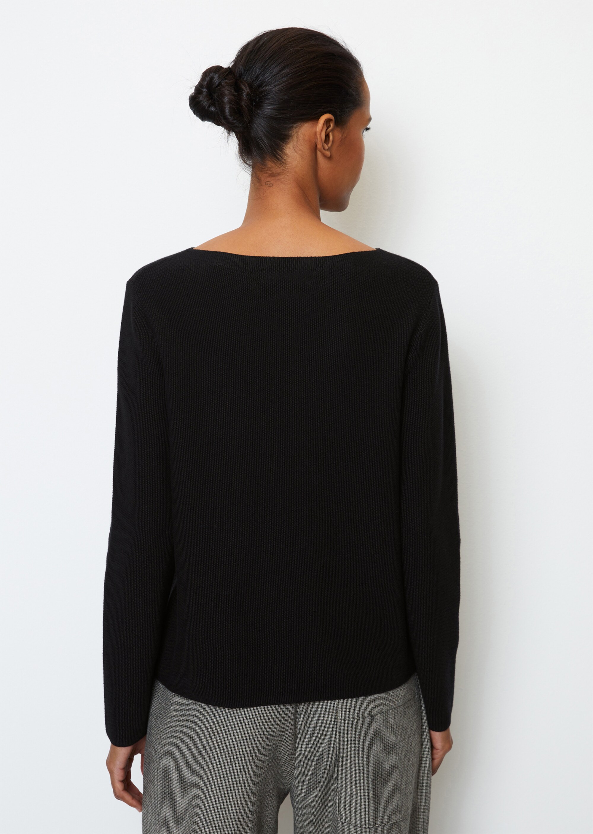 Pullover mit Reiskorn-Struktur aus softem Organic Cotton