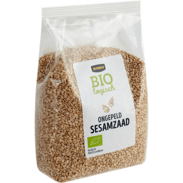Jumbo Sesamzaad Biologisch Ongepeld 250g