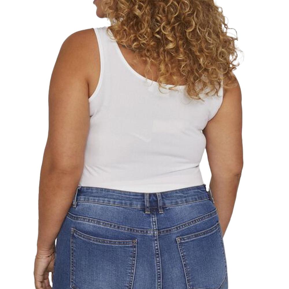 Vila Débardeur Blanc Femme Vila Curve Vijenni