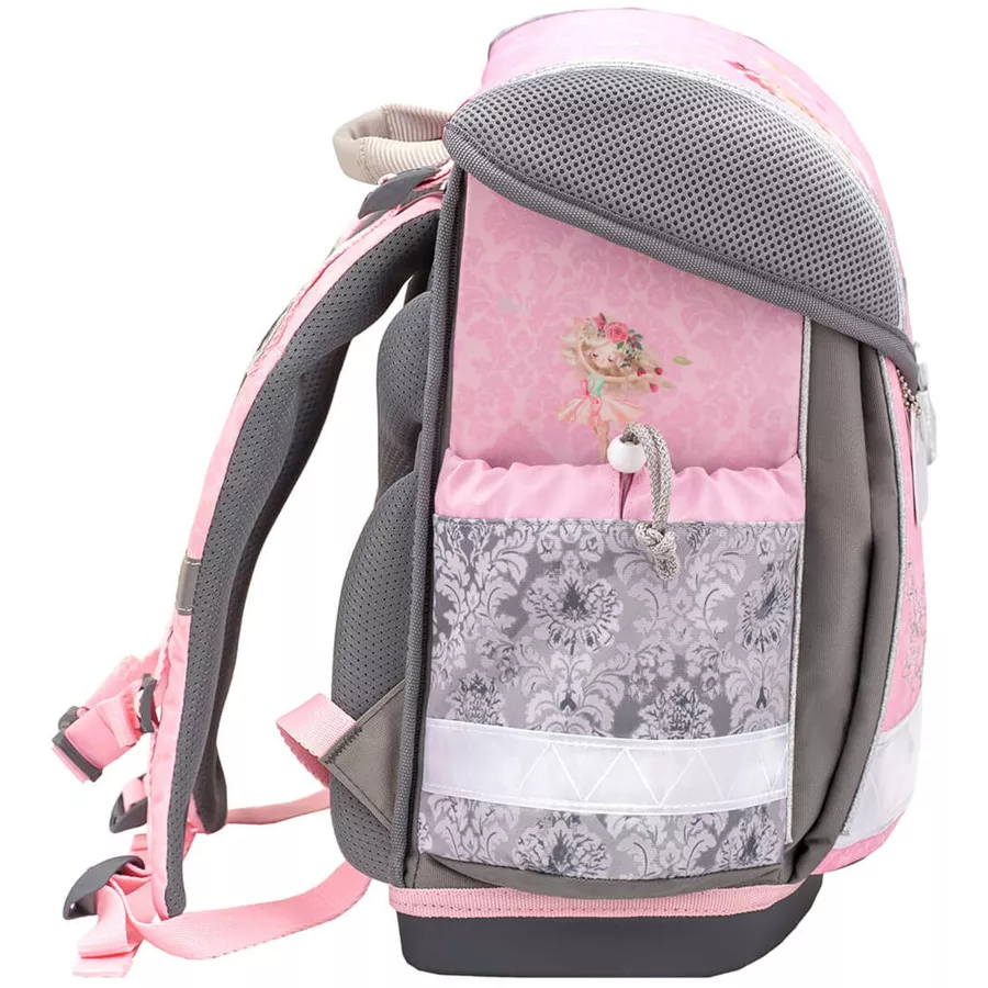 Belmil Schulranzen Classy Schulranzen Set 5-teilig mit Brustgurt Ballerina
